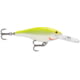 Rapala Shad Rap Crankbait 1 1/2in, 1/8 oz, Floating, Silver Fluorescent Chartreuse, SR04SFC