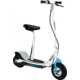 Razor E300S Seated Electric Scooter, White/Blue, 13116284
