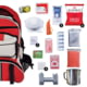 ReadyWise 64 Piece Survival Back Pack, Red, RW01-621GSG