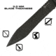 Reapr Legion Sword, 13in, 420 Stainless Steel, Stonewashed Stainless, 11019