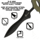 Reapr Push Dagger, 4in, 420 Stainless Steel, Spear Point Blade, Black / OD Green, 11042
