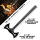 Reapr Sidewinder Double Axe, Stainless Steel, 11779