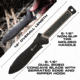 Reapr Versa Hori Hori Fixed Blade Knife, 6.5in, 420 Stainless Steel, Black Powdercoated, 11017