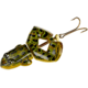 Rebel Lures Rebel BuzzN Frog Topwater Bait, 2 1/2in, 1/2oz, Floating, Green Bullfrog, T460