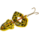 Rebel Lures Rebel BuzzN Frog Topwater Bait, 2 1/2in, 1/2oz, Floating, Swamp Frog, T462