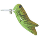 Rebel Lures Rebel Crickhopper Topwater/Crankbait Lure, 1 1/2in, 3/32oz, Floating, Green Grasshopper, F7397