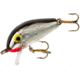 Rebel Lures Rebel Humpback Crankbait 1/4oz 1-3/4in, Silver/Black, F2501
