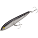Rebel Lures Rebel Jumpin Minnow Topwater Bait, 4 1/2in, 1/2 oz, Floating, Silver/Black, T2001S