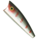 Rebel Lures Rebel Pop-R Plus Topwater Bait, 2 1/2in, 1/4 oz, Floating, Green Perch, P61G254
