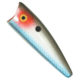 Rebel Lures Rebel Pop-R Plus Topwater Bait, 2 1/2in, 1/4 oz, Floating, Silver Shad, P61G256