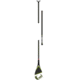 Glass Vario Travel 3pc Paddle-Black/Green-Adjustable