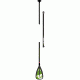 Red Paddle Co. Glass Vario Travel 3pc Paddle-Black/Green-Adjustable