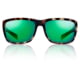 Redfin Polarized Amelia Sunglasses, Dock Tortoise Frame, Mangrove Frame, Green Polarized Lens, One Size, 1504