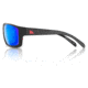 Redfin Polarized Dock Tortoise Sunglasses, MBlack Frame, Coastal Blue Polarized Lens, One Size, 1201