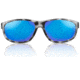 Redfin Polarized Jekyll Sunglasses, Black Tortoise Frame, Coastal Blue Polarized Lens, One Size, 1608