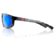 Redfin Polarized Jekyll Sunglasses, Black Tortoise Frame, Coastal Blue Polarized Lens, One Size, 1608