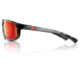 Redfin Polarized Jekyll Sunglasses, Black Tortoise Frame, Hull Red Polarized Lens, One Size, 1609