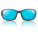 Redfin Polarized Wassaw Sunglasses, MBlack Frame, Gulf Blue Polarized Lens, One Size, 1301