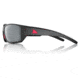 Redfin Polarized Wassaw Sunglasses, MBlack Frame, Shad Mirror Polarized Lens, One Size, 1304