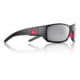 Redfin Polarized Wassaw Sunglasses, MBlack Frame, Shad Mirror Polarized Lens, One Size, 1304