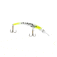 Reef Runner Deep Little Ripper 600 Minnow, 21ft Diving Depth, 4-9/16in, 1/4oz, Chartreuse Zebra, 600203