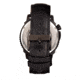 Reign Bauer Automatic Semi-Skeleton Leather-Band Watch, Black, One Size, REIRN6007