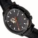 Reign Bauer Automatic Semi-Skeleton Leather-Band Watch, Black, One Size, REIRN6007