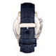 Reign Bauer Automatic Semi-Skeleton Leather-Band Watch, Silver/Blue, One Size, REIRN6003