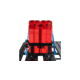Rhino Rack Double Vertical Jerry Can Holder, Steel, 43151