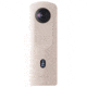 Ricoh Theta SC2 Digital Camera, 4K, 360-degree, Spherical, Compact, Beige, 910802