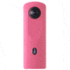 Ricoh Theta SC2 Digital Camera, 4K, 360-degree, Spherical, Compact, Pink, 910801