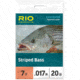 RIO Products Striped Bass Leader, 7ft, 12lb, 6kg, RIO-24323