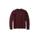 Smartwool Ripple Ridge Crew Sweater - Mens, Tibetan Red H-Charcoal Heather, Large, SW000297A78-L