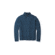 Smartwool Ripple Ridge Half Zip Sweater-Men's, Bright Cobalt H-Medium Gray Heather, Large, SW000296B20-L