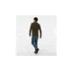 Smartwool Ripple Ridge Half Zip Sweater - Mens, Sumatra Heather-Desert Sand H, Small, SW000296A77-S
