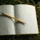 Rite in the Rain Bound Book - Fabrikoid Cover - Universal, Yellow, 4 3/4 x 7 1/2 370F