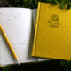 Rite in the Rain BOUND BOOK - FABRIKOID COVER - JOURNAL, Yellow, 4 3/4 x 7 1/2 390F