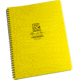 Rite in the Rain MAXI-SPIRAL NOTEBOOK  - UNIVERSAL, Yellow, 8 1/2 x 11 373-MX