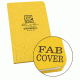 Rite in the Rain Mini Bound Book,Fabrikoid Cover,4 1/4x6 1/4in,Yellow 370F-M