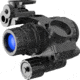 RIX RNV-14 1x25mm Night Vision Monocular with White Tubes 1400 FOM, Black, Small, RNV14W14