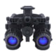 DEMO, RIX RNV-31 1x25mm Night Vision Binoculars With White Tubes 1400 FOM, Black, Small, RNV31W14
