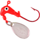 Road Runner Barbed Head 1/8 oz, w/Bleeding Bait Hook Fluorescent Red, 4/Pack, C-153-009