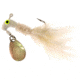 Road Runner Marabou Jig w/Spinner, White/White Strip, 1/4oz, Strip Card, 1004-001