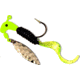 Road Runner Pro Series Curly Tail Jig w/Spinner, Chartreuse/Black/Chartreuse Strip, 1/8oz, 1 Pack, 1653-030