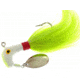 Road Runner Striper Bucktail Jig w/Spinner, Chartreuse/White/Red/Chartreuse Strip, 1/2oz, Strip Card, 1006-012