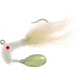 Road Runner Striper Bucktail Jig w/Spinner, White/White Strip, 1/2oz, Strip Card, 1006-001