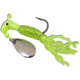 Road Runner Turbo Tail Jig w/Spinner, Chartreuse/Chartreuse Sparkle Strip, 1/16oz, Strip Card, 1202-062