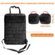 Roaring Fire Razorback Car Seat Back Organizer, Black, 21.65x14.96 inch, RF-CBSOP01-BK