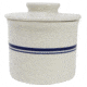 Roots &amp; Harvest Butter Keeper Crock, White, Small, 1238