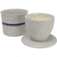 Roots &amp; Harvest Butter Keeper Crock, White, Small, 1238